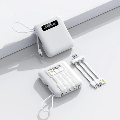 Power Bank 10000 mAh amb Cables Integrats