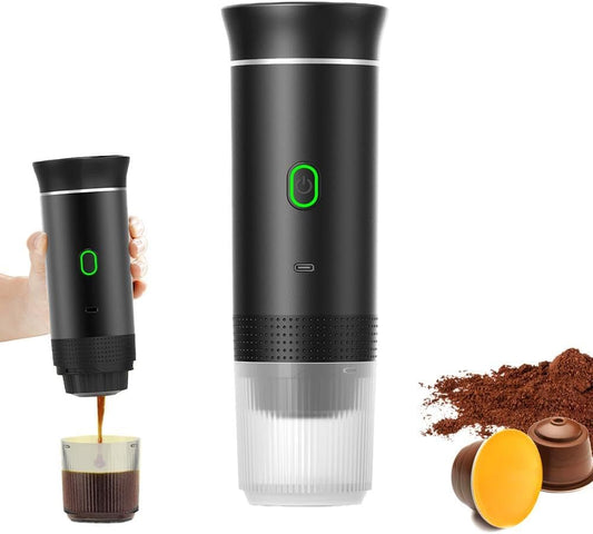 Màquina de Cafè Espresso Portàtil 3 en 1 – Cafè Perfecte a Qualsevol Lloc