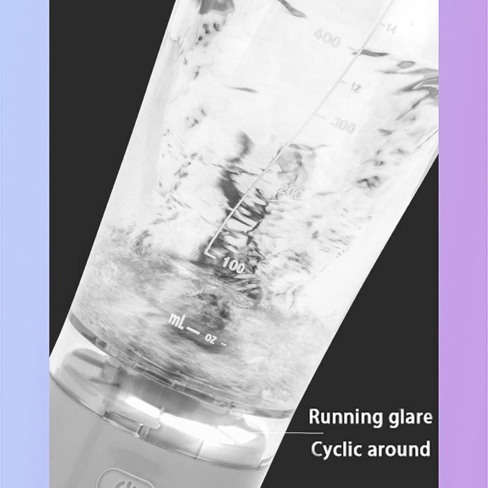 Coctelera Elèctrica Recarregable 450ml – Batedora Portàtil per a Proteïnes i Batuts Fitness