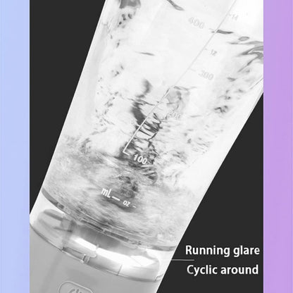 Coctelera Elèctrica Recarregable 450ml – Batedora Portàtil per a Proteïnes i Batuts Fitness