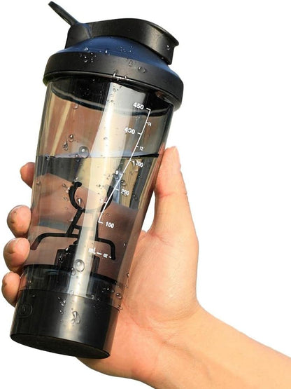 Coctelera Elèctrica Recarregable 450ml – Batedora Portàtil per a Proteïnes i Batuts Fitness