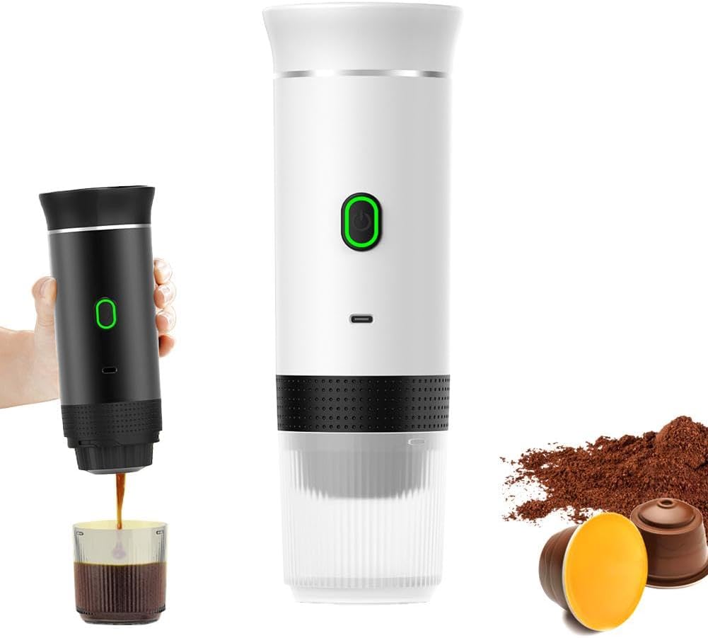 Màquina de Cafè Espresso Portàtil 3 en 1 – Cafè Perfecte a Qualsevol Lloc