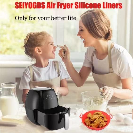 Motlle de silicona per a fregidora d'aire - Reutilitzable i antiadherent, Pack de 2 unitats