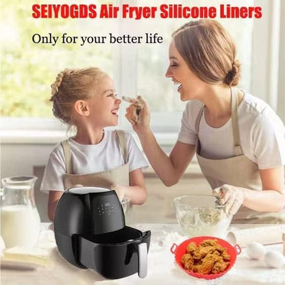 Motlle de silicona per a fregidora d'aire - Reutilitzable i antiadherent, Pack de 2 unitats