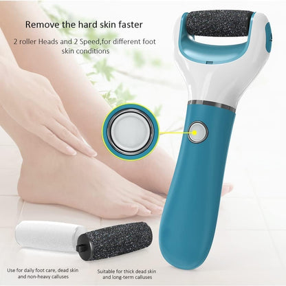 Llima Elèctrica Blava - Set de Manicura i Pedicura per Eliminar Dureses i Cura de Peus