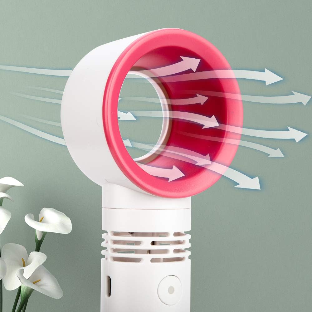 Ventilador Portàtil sense Aspes - Mini Refredador de Mà Recarregable USB amb 3 Velocitats