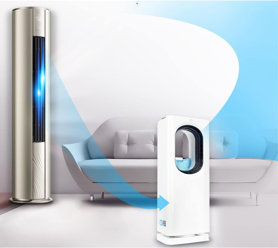 Refredador d'Aire Portàtil amb Purificador i Humificador - Ventilador amb 3 Velocitats i Funció d'Ionitzador
