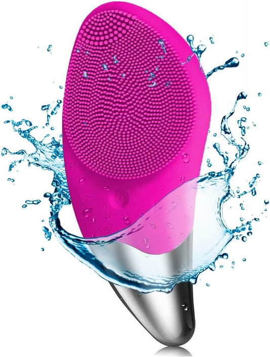 Raspall Netejador Facial Elèctric - Massatjador Exfoliant de Silicona Recarregable per a Bellesa i Cura de la Pell