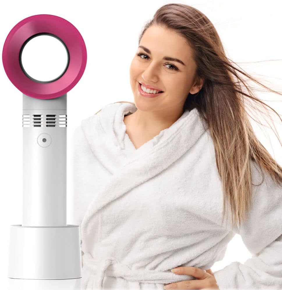 Ventilador Portàtil sense Aspes - Mini Refredador de Mà Recarregable USB amb 3 Velocitats