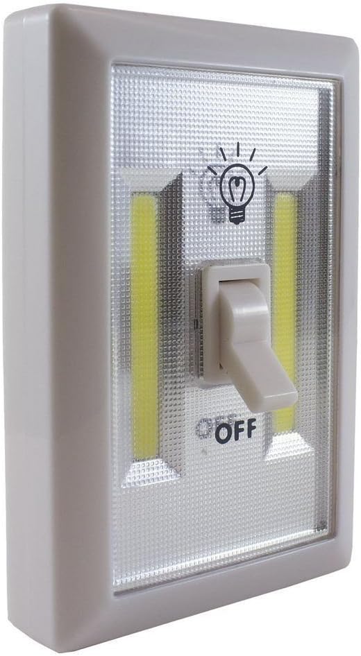 Interruptor de Llum Sense Fils Promier de 200 Lúmens - Instal·lació Ràpida amb Imant i Ganxo 4U.