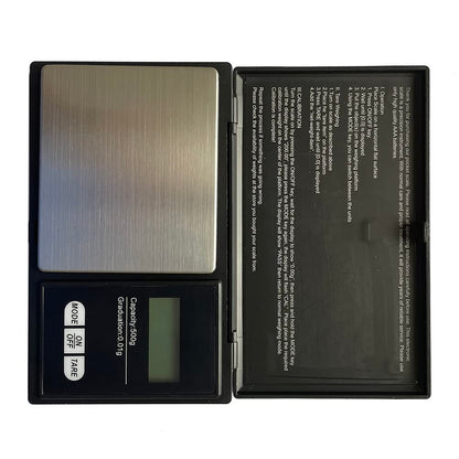Bàscula Digital de Precisió 500g x 0.01g – Compacta, Portàtil i Multifunció