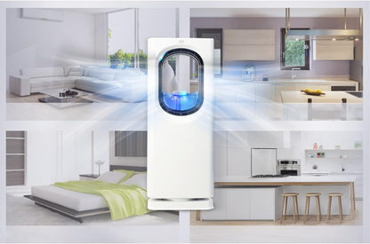 Refredador d'Aire Portàtil amb Purificador i Humificador - Ventilador amb 3 Velocitats i Funció d'Ionitzador