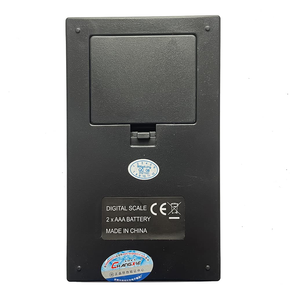 Bàscula Digital de Precisió 500g x 0.01g – Compacta, Portàtil i Multifunció