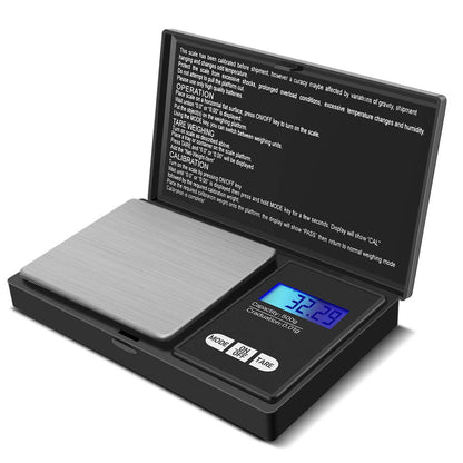 Bàscula Digital de Precisió 500g x 0.01g – Compacta, Portàtil i Multifunció
