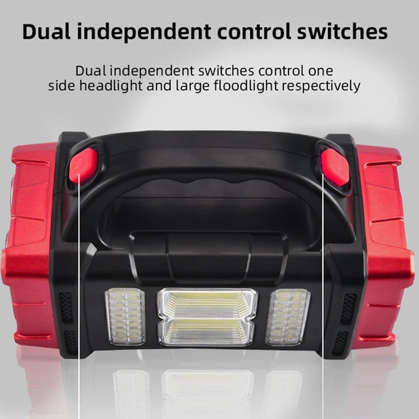 Focus LED Solar Recarregable – Llanterna de Càmping amb 4 Modes de Llum, Impermeable IP44, Gran Angular, USB i Solar