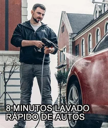 Pistola de Rentat d'Alta Pressió Sense Fils - Hidronetejadora Portàtil per a Cotxes, Terres i Jardins