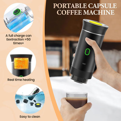 Màquina de Cafè Espresso Portàtil 3 en 1 – Cafè Perfecte a Qualsevol Lloc