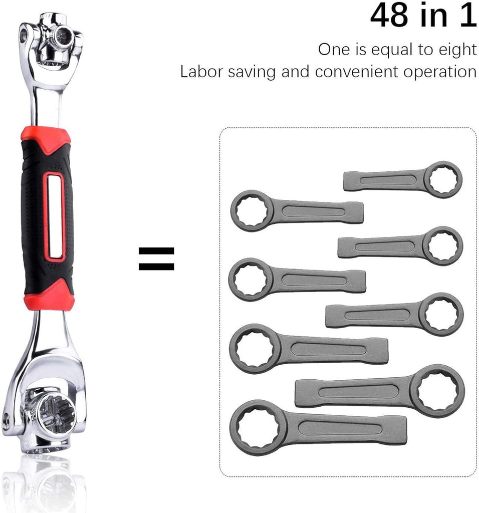 Clau Universal 48 en 1 - Eina Multifuncional per a Reparació d'Automòbils i Bricolatge