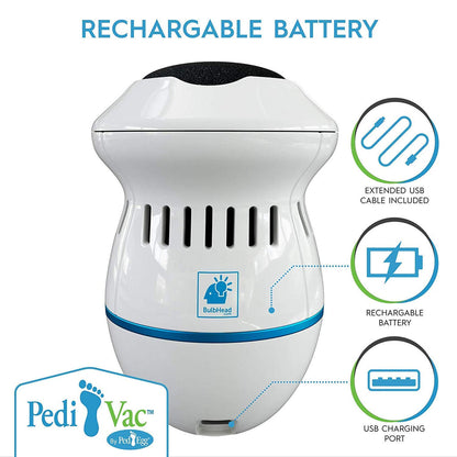 Llima Elèctrica Recarregable per a Peus amb Aspiradora - Removedor de Calls per a Pell Suau i Exfoliada
