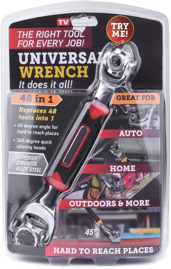 Clau Universal 48 en 1 - Eina Multifuncional per a Reparació d'Automòbils i Bricolatge