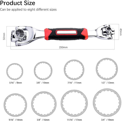 Clau Universal 48 en 1 - Eina Multifuncional per a Reparació d'Automòbils i Bricolatge