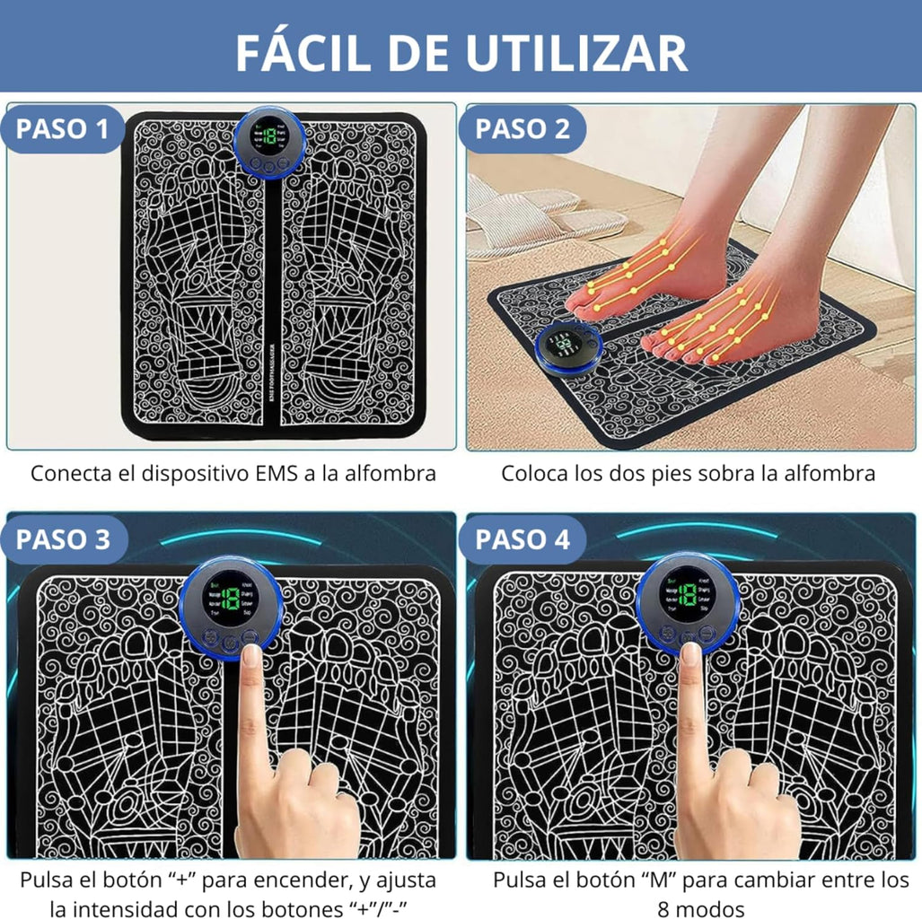 Massatge de Peus Elèctric EMS - Alleujament Total amb Estimulació Elèctrica Muscular
