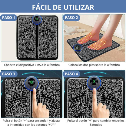 Massatge de Peus Elèctric EMS - Alleujament Total amb Estimulació Elèctrica Muscular