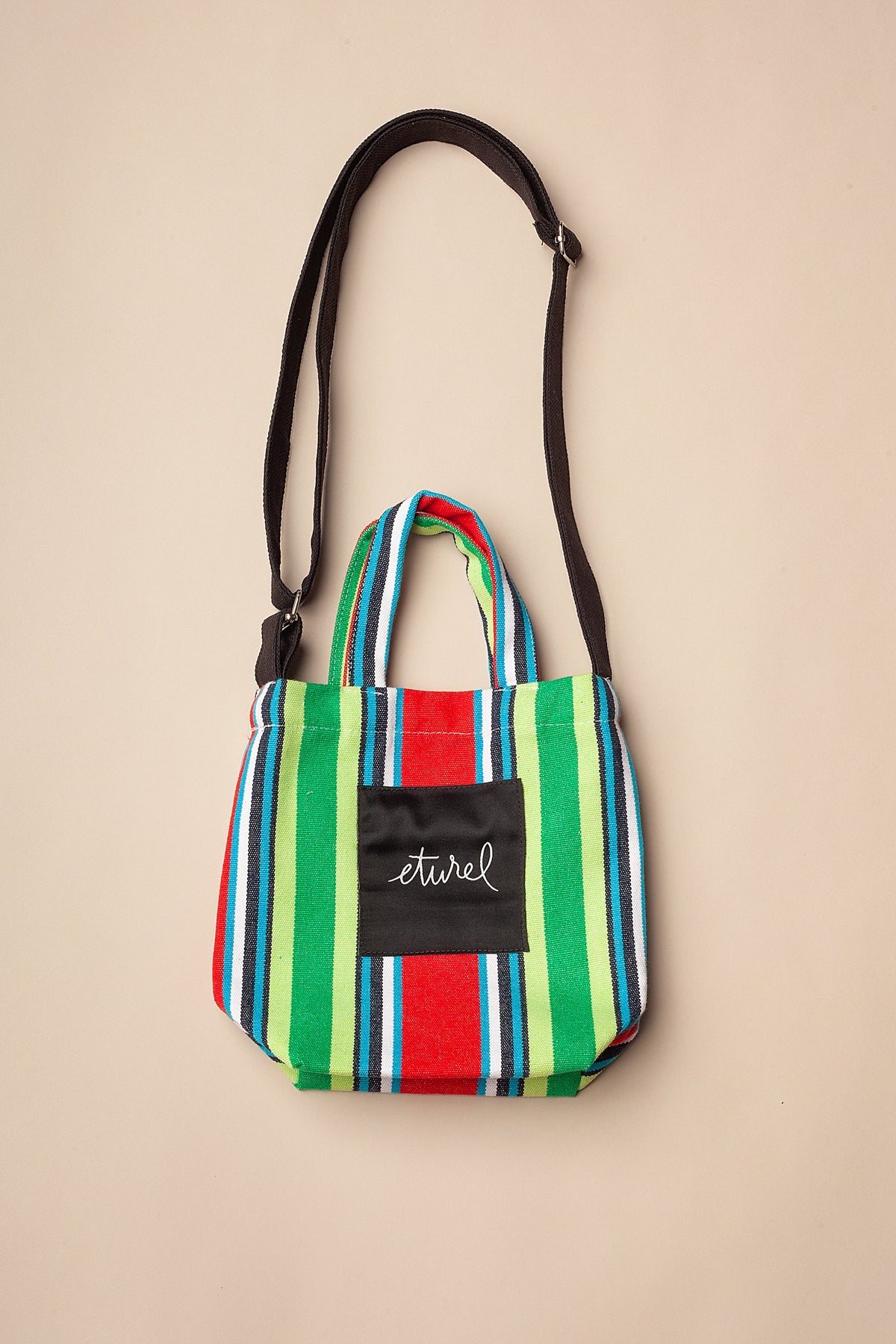 Bolso bandolera mini lona hamaca rojo