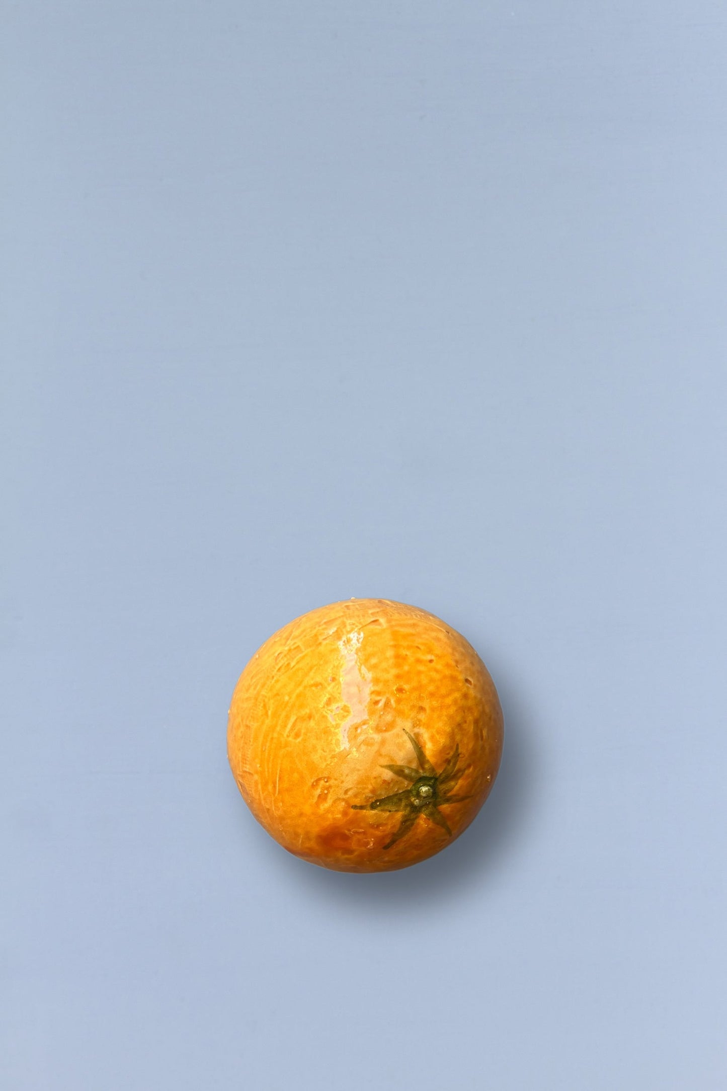 Naranja réplica de cerámica esmaltada