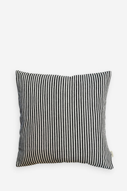 Funda cojín loneta estribera negro 50cmx50cm