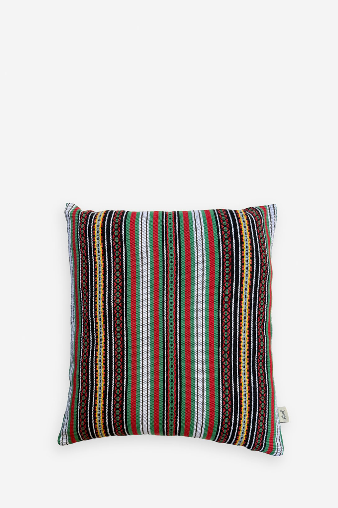 Funda cojín granada verde 50cmx45cm