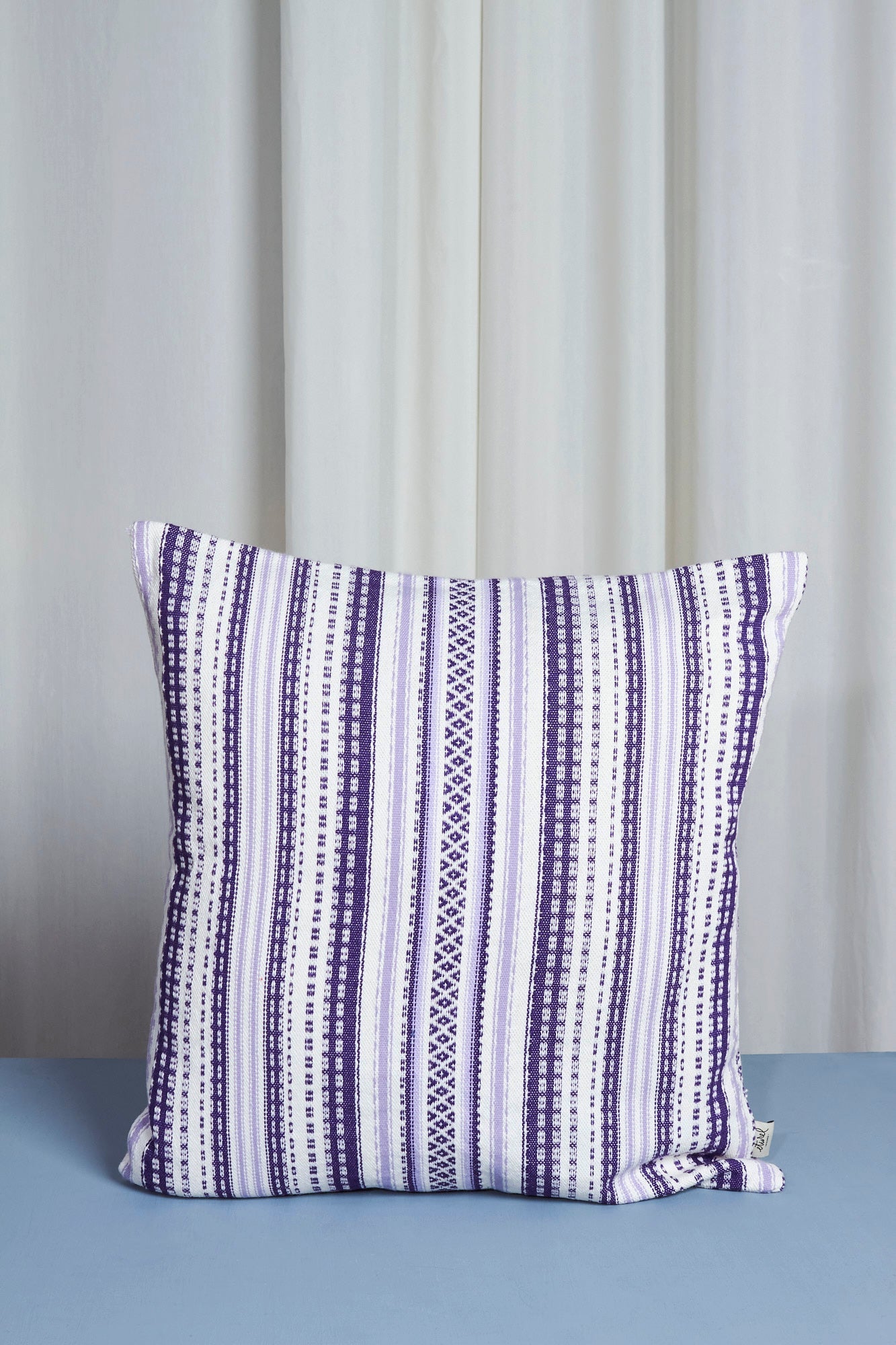 Funda cojín alpujarra malva 50cmx50cm