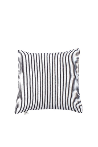 Funda cojín loneta estribera blanco y negro 50cmx50cm