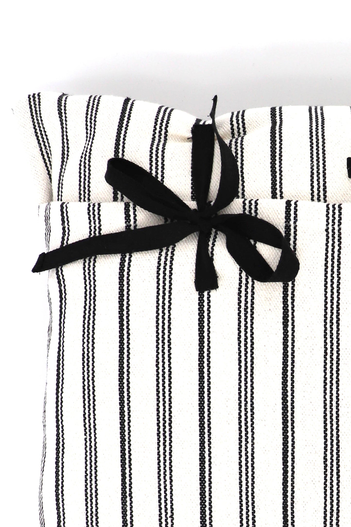 Funda cojín loneta blanco y negro 50cmx50cm