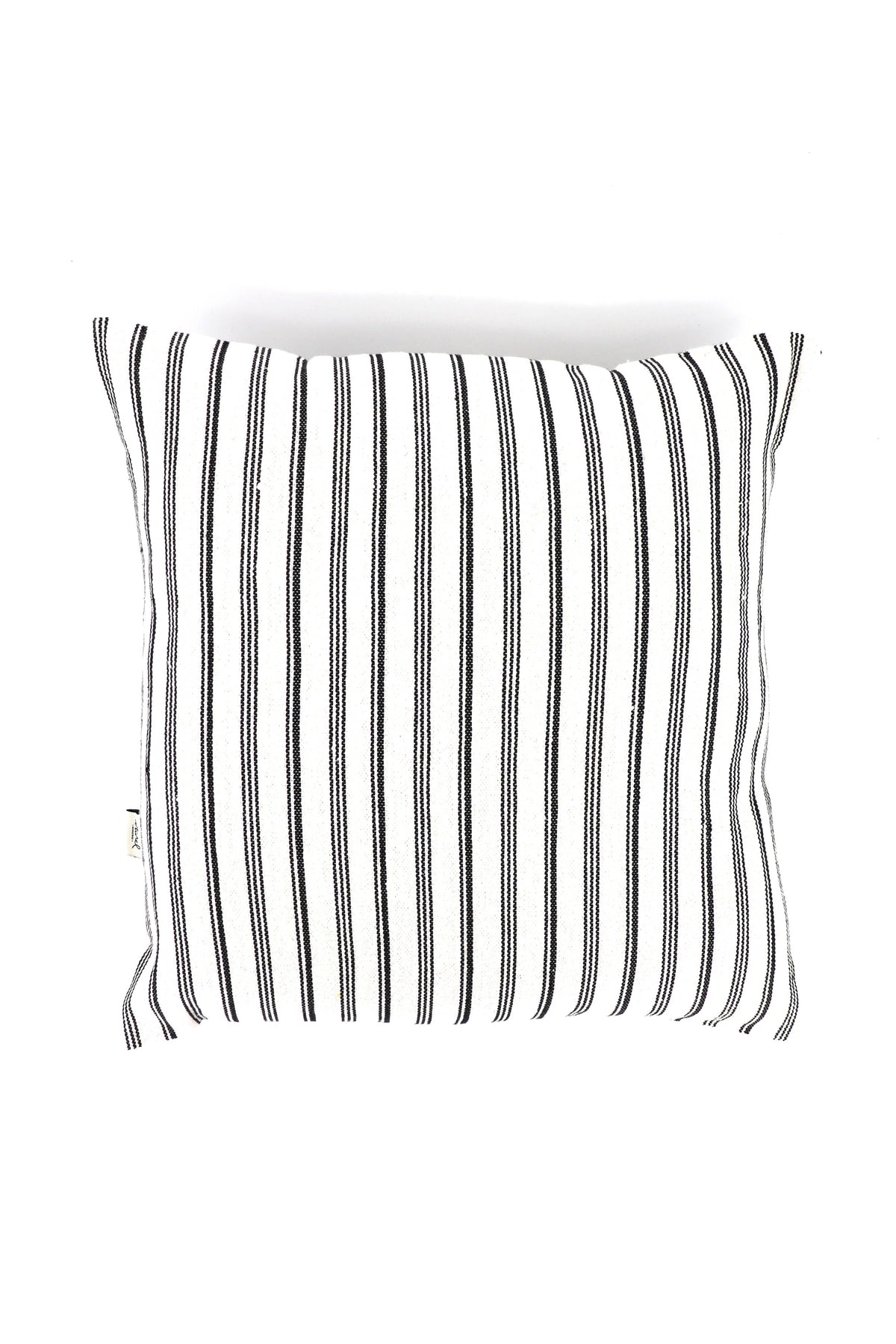 Funda cojín loneta blanco y negro 50cmx50cm