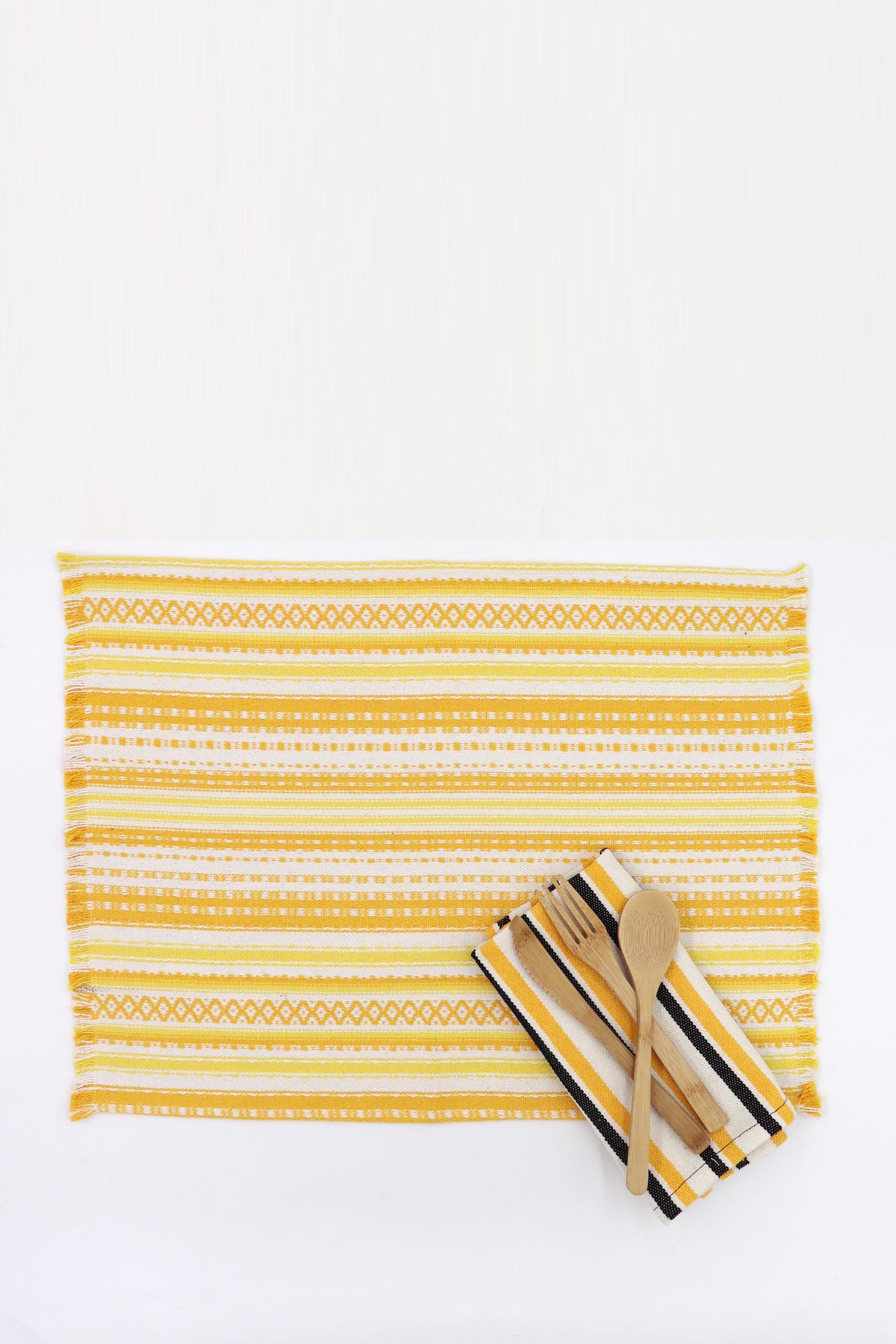 Mantel individual alpujarra amarillo (pack de 2)