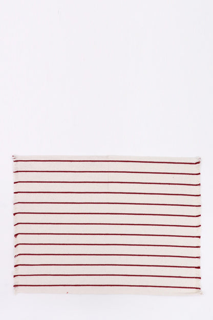 Mantel individual loneta granate (pack de 2)