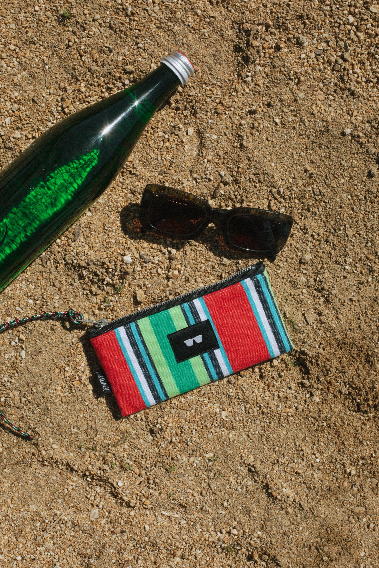 Funda de gafas lona hamaca rojo