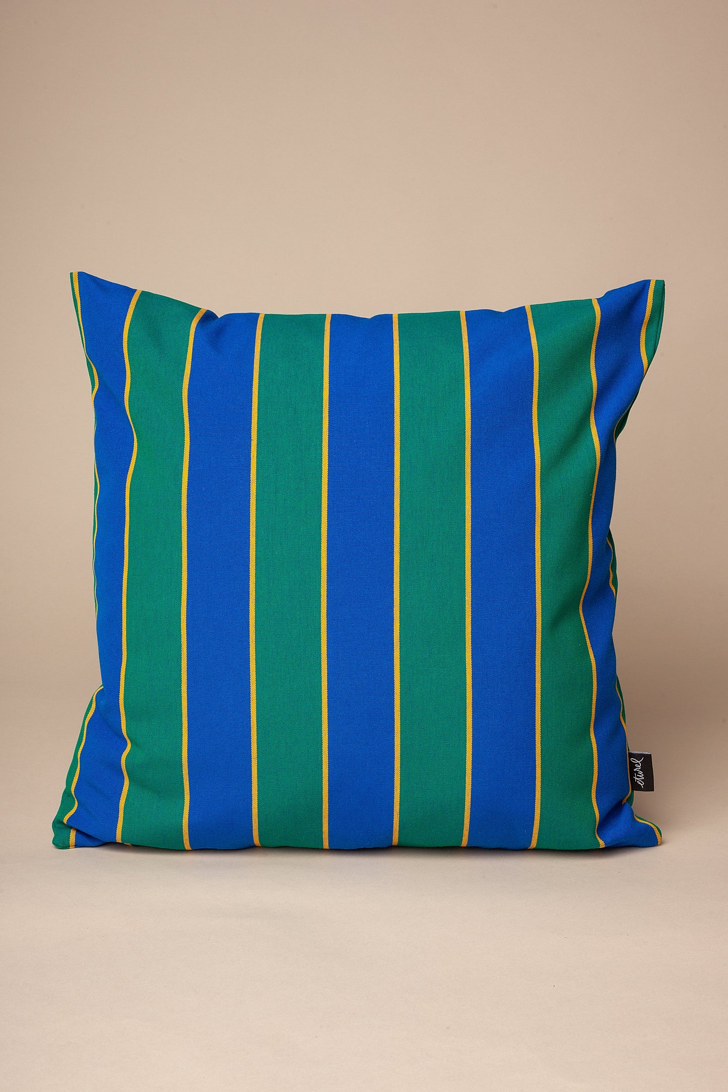 Funda cojín lona toldo rayas 50cmx50cm