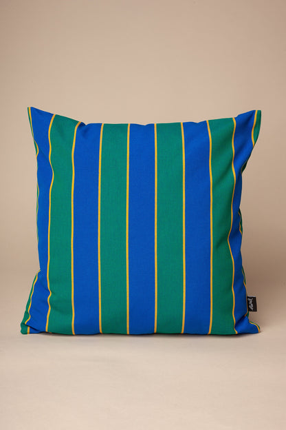 Funda cojín lona toldo rayas 50cmx50cm