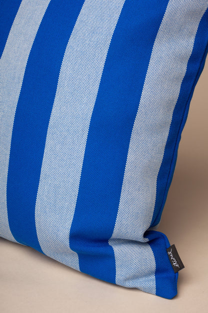 Funda cojín lona toldo azul 50cmx50cm