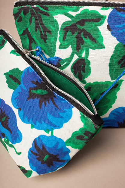 Neceser/estuche lona toldo flores