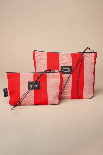 Neceser/estuche lona toldo rojo