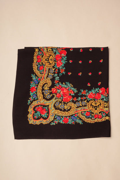 Pañuelo portugués cadena negro
