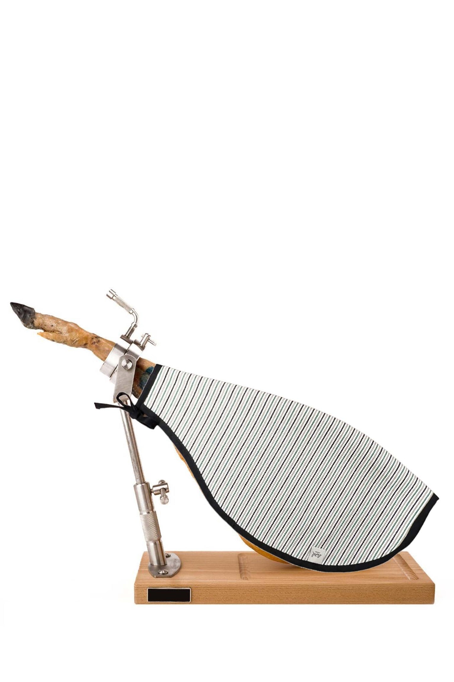 Cubre jamón tejido canario verde y beige