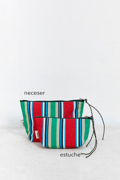 Neceser/estuche lona hamaca rojo