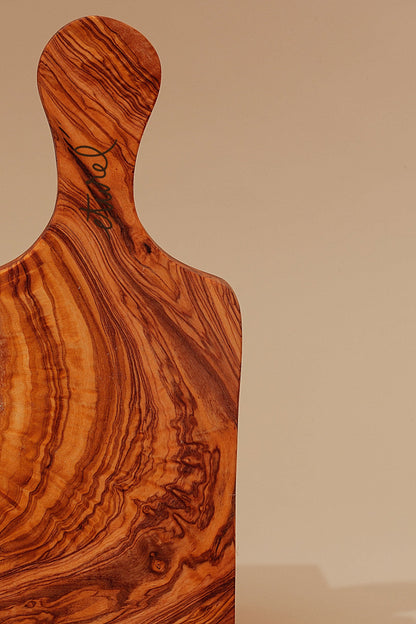 Tabla de madera de olivo