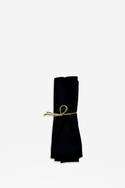Servilleta loneta negro (pack de 2)