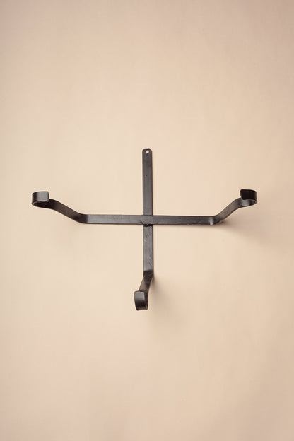 Soporte para pared de hierro para lebrillos