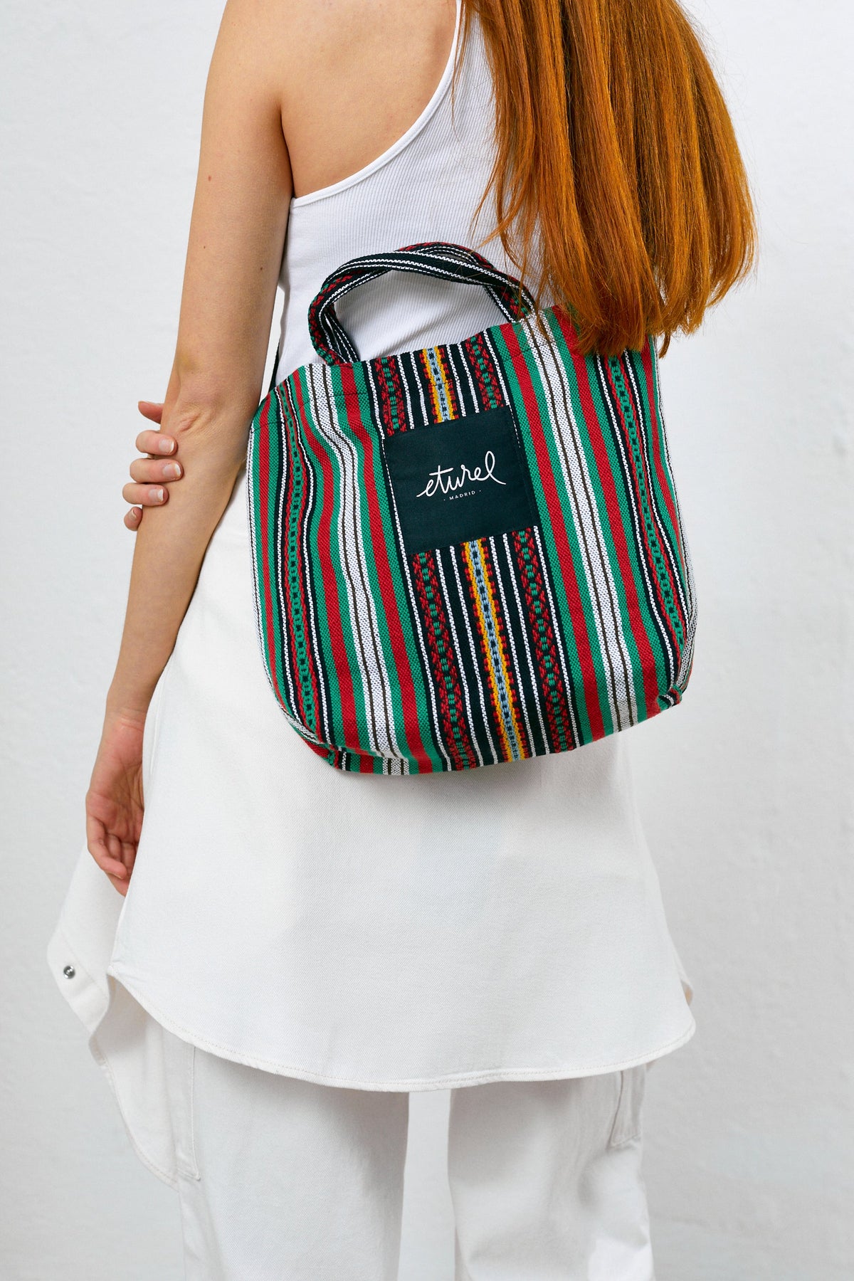 Tote bag cruzada granada verde